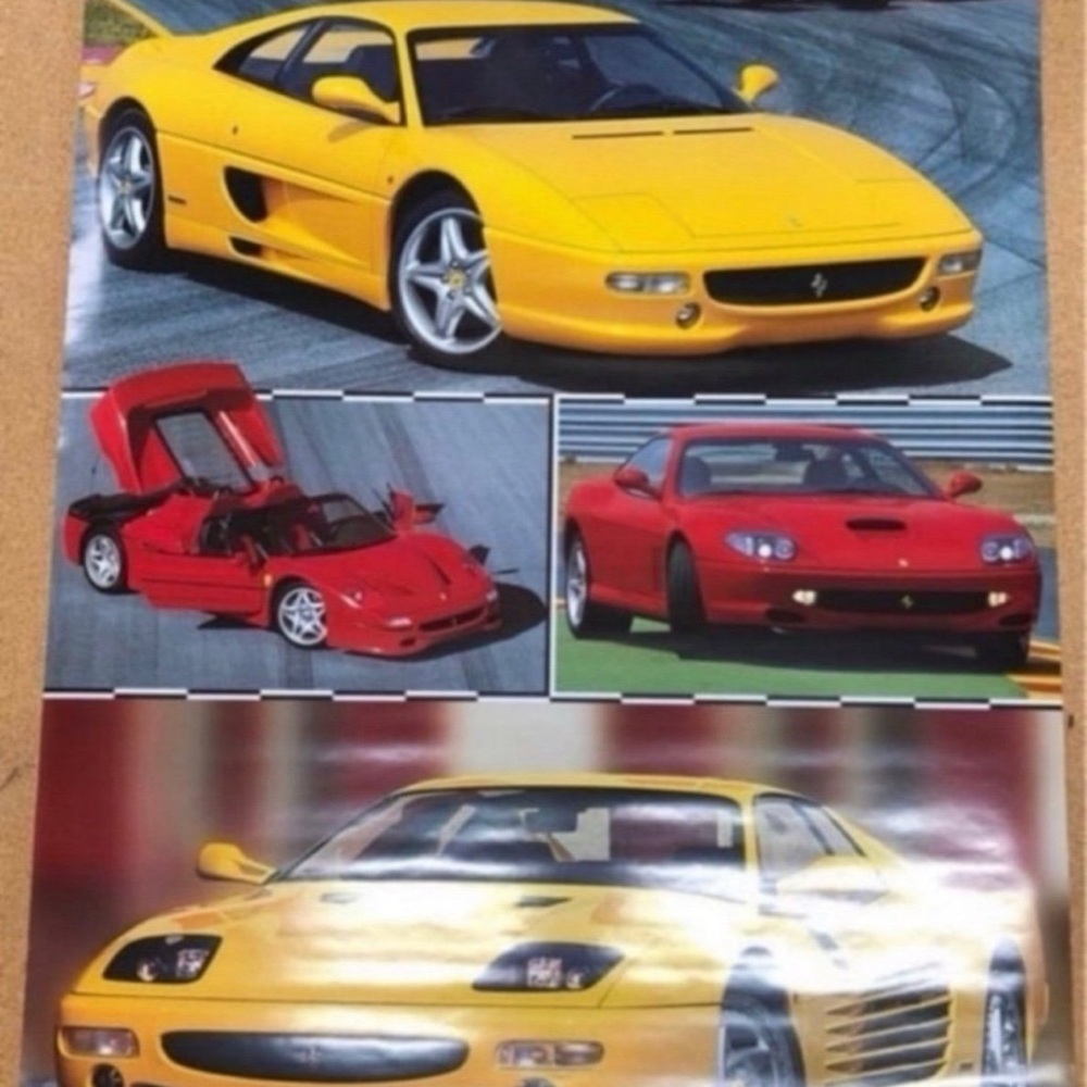 Ferrari Sports Car Poster